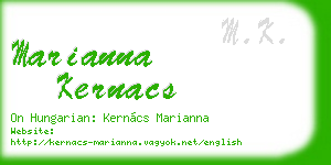 marianna kernacs business card